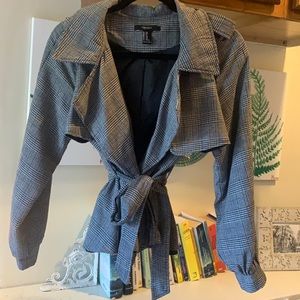 Forever 21 small waist tie jacket!